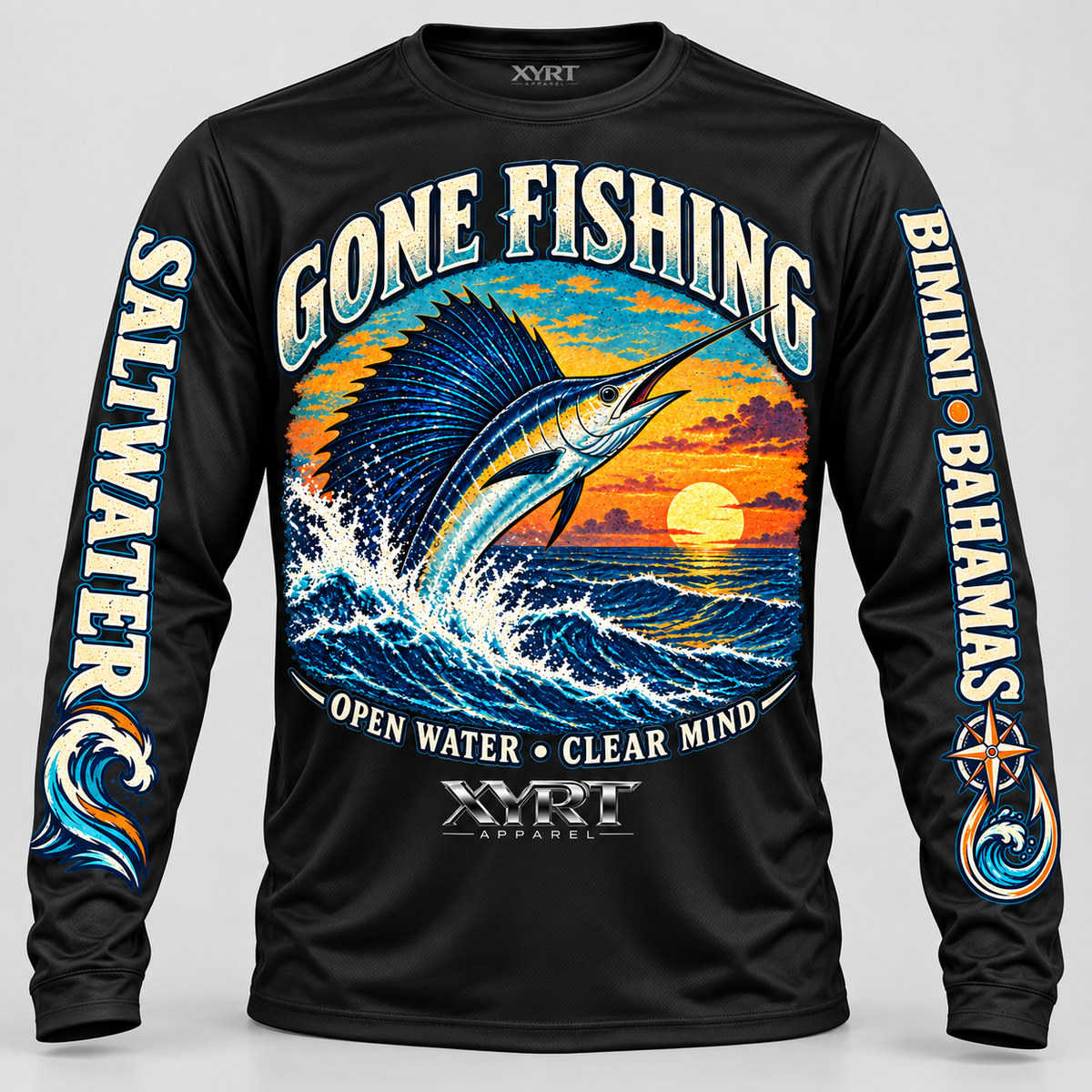 XYRT Gone Fishing Long - Sleeve Performance Shirt