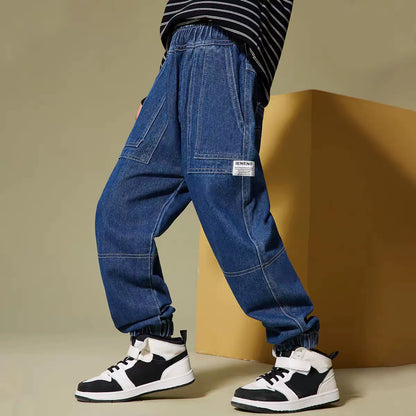 Kids Boys Clothes Jeans Pants Children Wears Denim Clothing Infant Baby Trousers Bottoms 4 5 6 7 8 9 10 11 Years