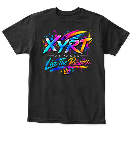 Multi color Splash girls Xyrt Apparel T-Shirt