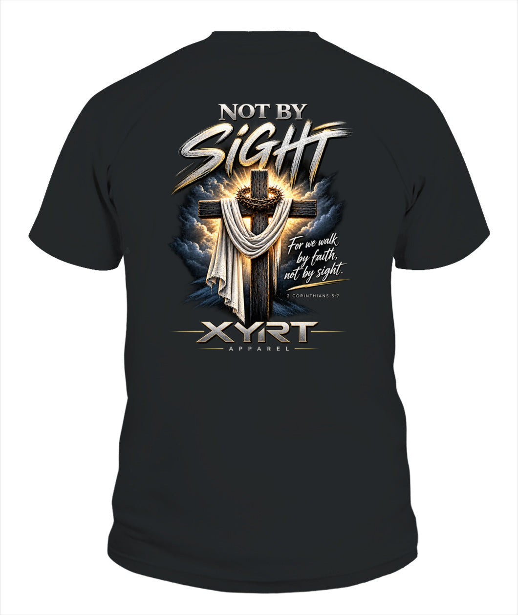 Walk By Faith Women's V-Neck T-Shirt / XYRT Faith Collection