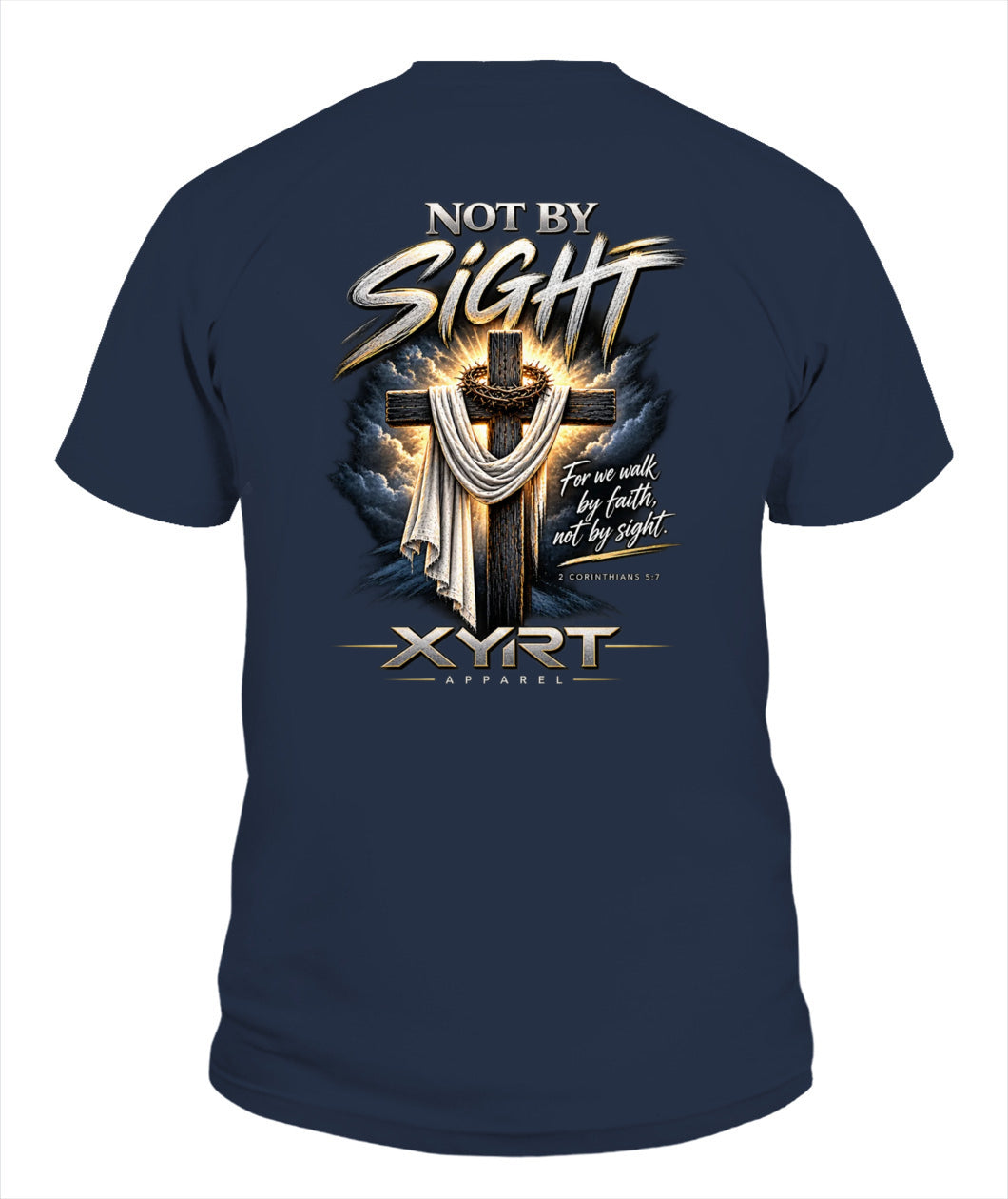 Walk By Faith Women's V-Neck T-Shirt / XYRT Faith Collection
