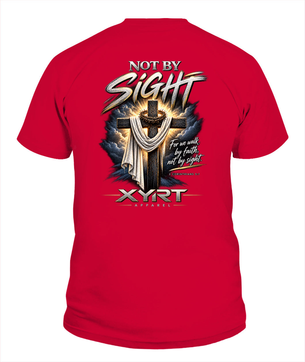 Walk By Faith Women's V-Neck T-Shirt / XYRT Faith Collection