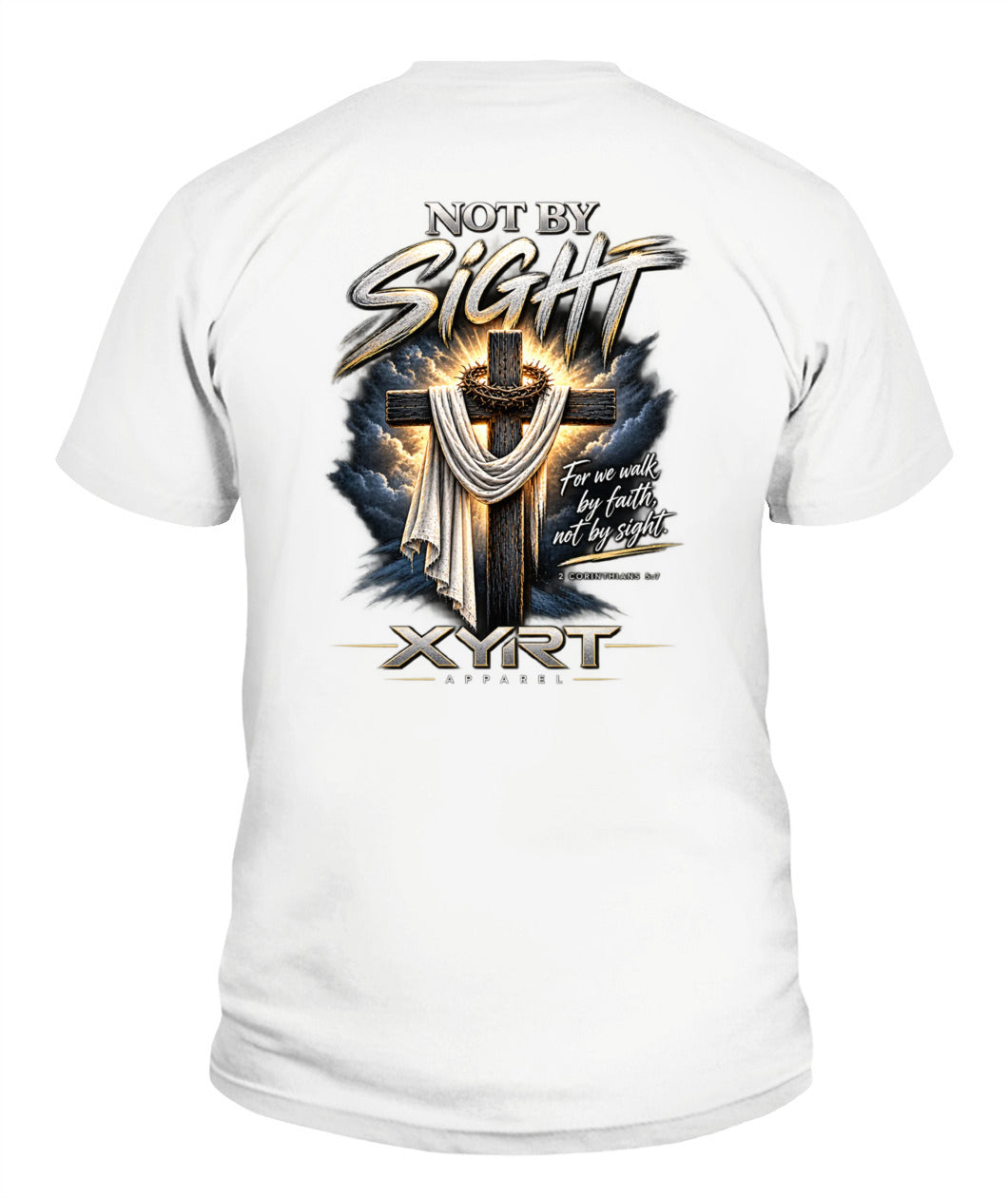 Walk By Faith Women's V-Neck T-Shirt / XYRT Faith Collection