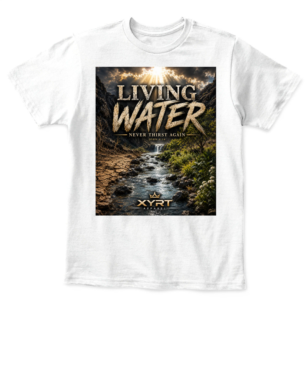 Xyrt Apparel Faith Collection- 'Living Water' Kid'S T-Shirt 