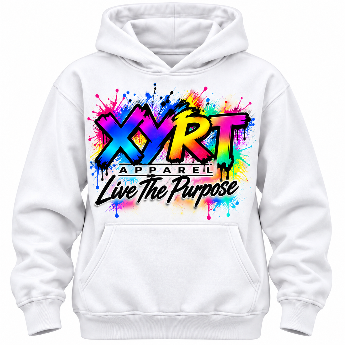 XYRT Live The Purpose Graffiti Hoodie