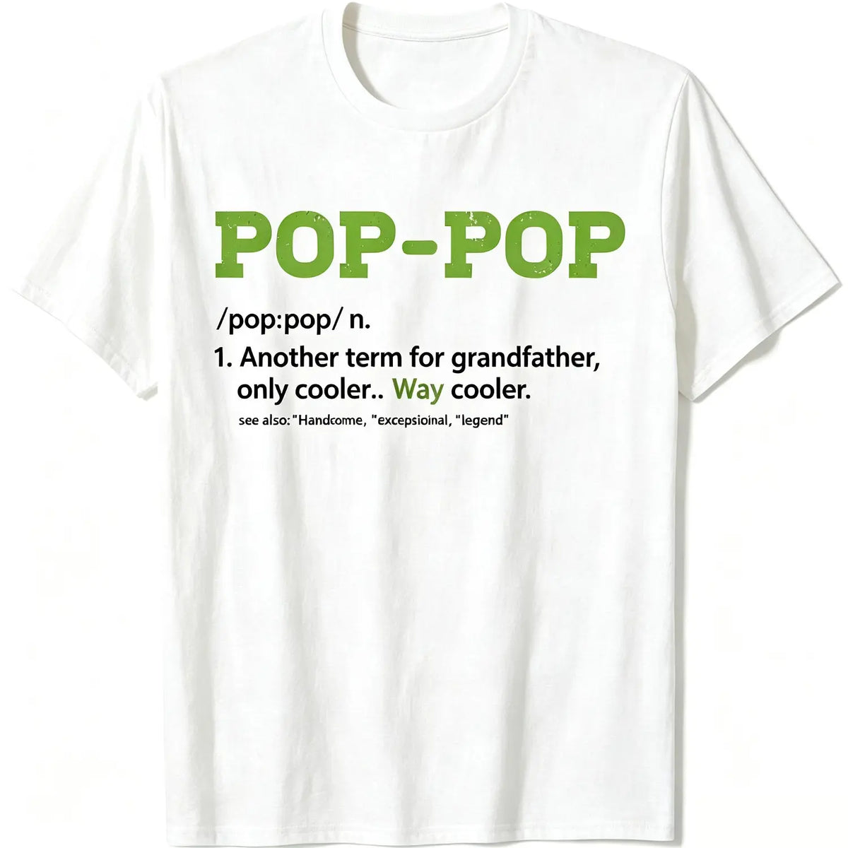 Pops Shirt for Grandpa, Pop-Pop Definition Cool Dad Gift T-Shirt