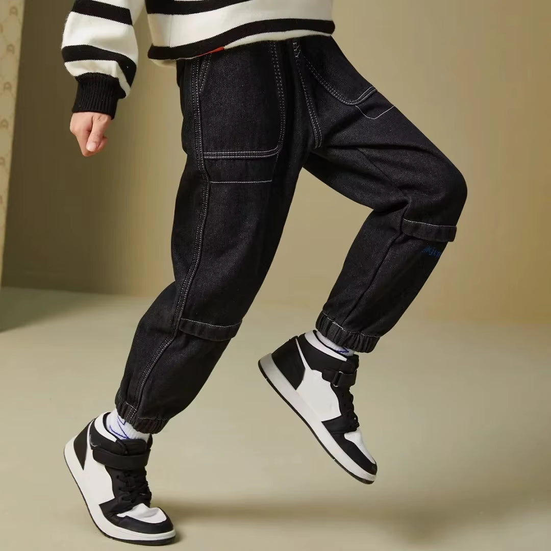 Kids Boys Clothes Jeans Pants Children Wears Denim Clothing Infant Baby Trousers Bottoms 4 5 6 7 8 9 10 11 Years