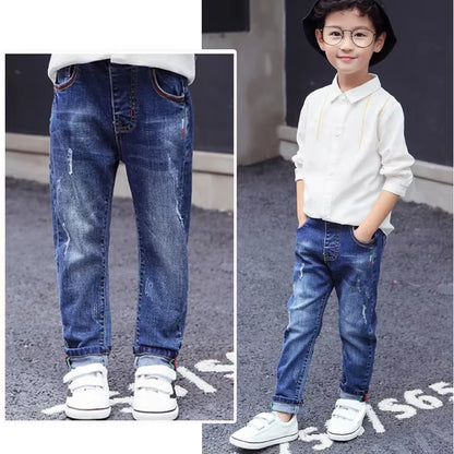 Kids Boys Clothes Jeans Pants Children Wears Denim Clothing Infant Baby Trousers Bottoms 4 5 6 7 8 9 10 11 Years