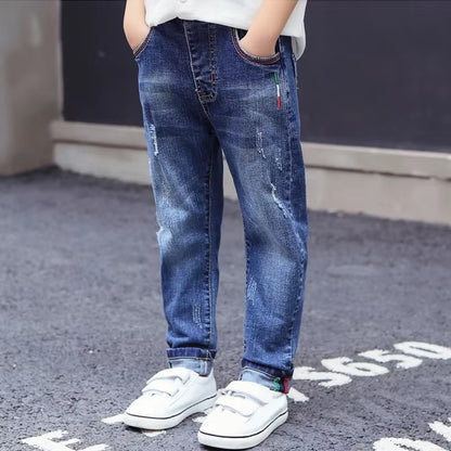 Kids Boys Clothes Jeans Pants Children Wears Denim Clothing Infant Baby Trousers Bottoms 4 5 6 7 8 9 10 11 Years
