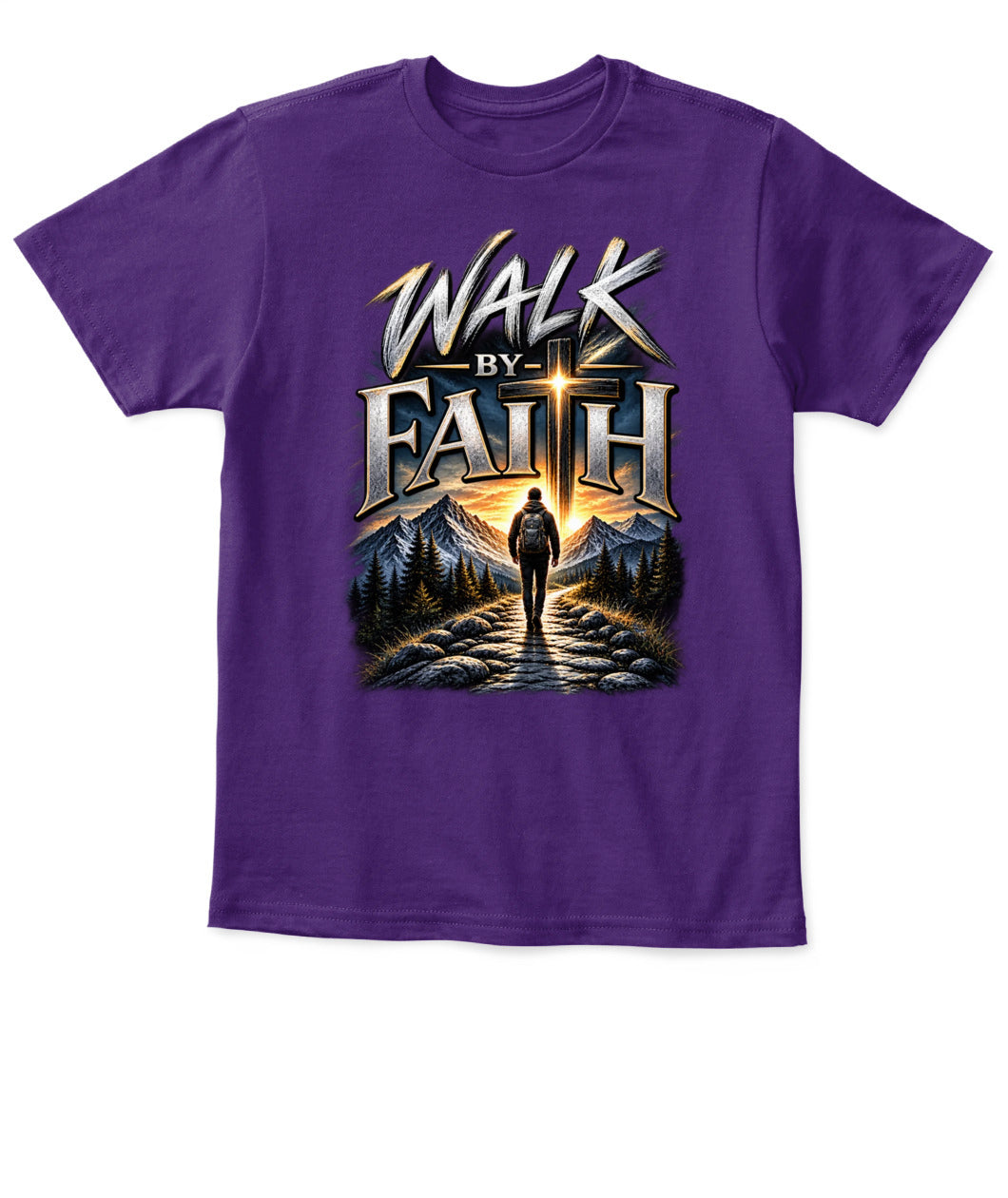 Walk By Faith Girl's T-Shirt / XYRT Faith Collection