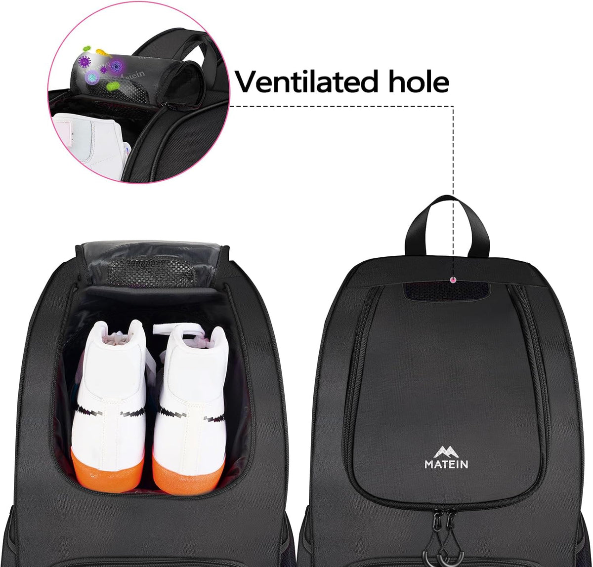 Sturdy Basketball Bag and Soccer Bag with Ball Holder, Shoe Compartment, tumbler, etc...