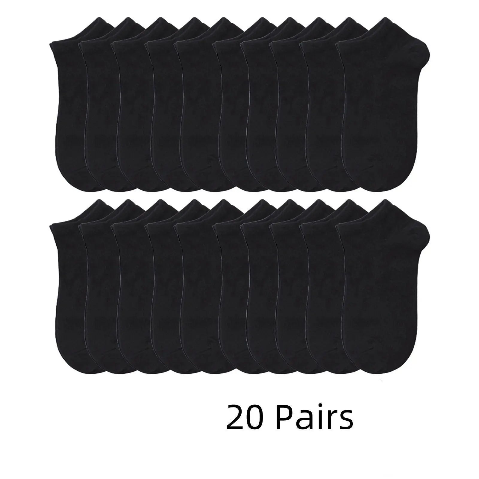 Solid  Low Cut Ankle Socks for Men and Women, Breathable and Durable Multipacks for Daily Wear.