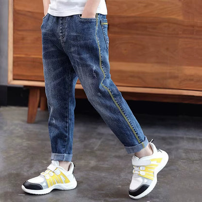 Kids Boys Clothes Jeans Pants Children Wears Denim Clothing Infant Baby Trousers Bottoms 4 5 6 7 8 9 10 11 Years