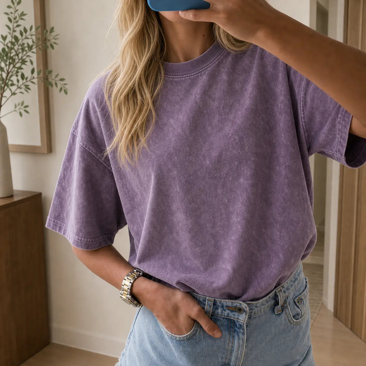 Women'S Graphic Print Tops 4-Pack - Unisex Soft Washed Cotton Fabric Short-Sleeve round Neck Tees, Classic Relaxed Fit for Everyday Streetwear, Thanksgiving Wear, Shortsleeve, Crew Neck, Easter, Valentines Day, Athletic, Outdoors, Casual, Essential, Jogge