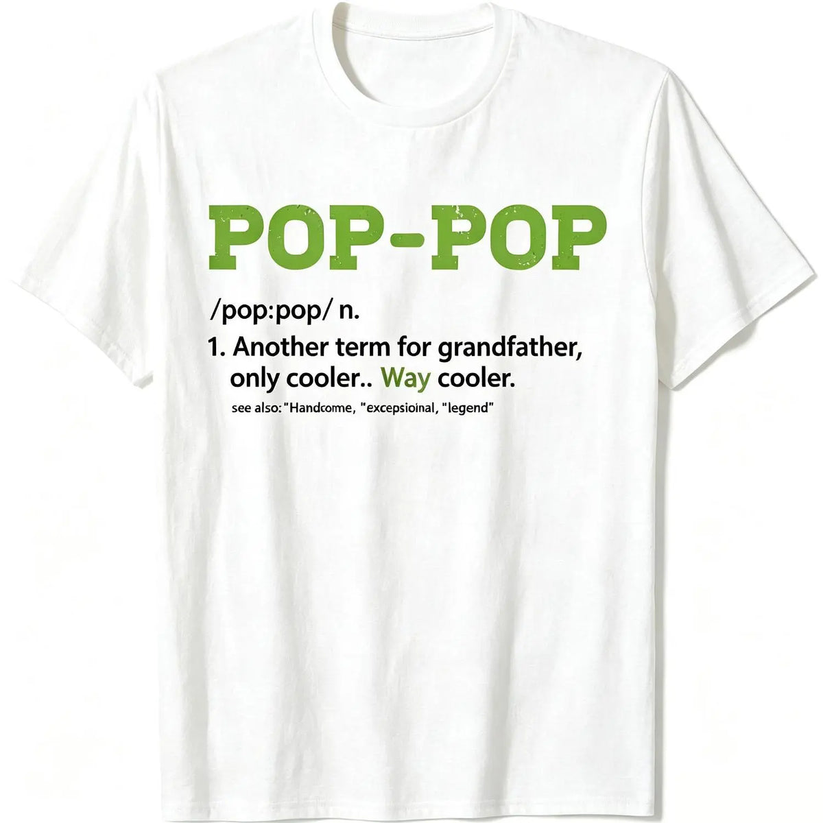 Pops Shirt for Grandpa, Pop-Pop Definition Cool Dad Gift T-Shirt
