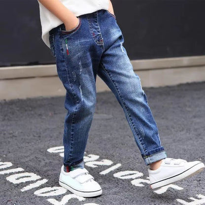 Kids Boys Clothes Jeans Pants Children Wears Denim Clothing Infant Baby Trousers Bottoms 4 5 6 7 8 9 10 11 Years