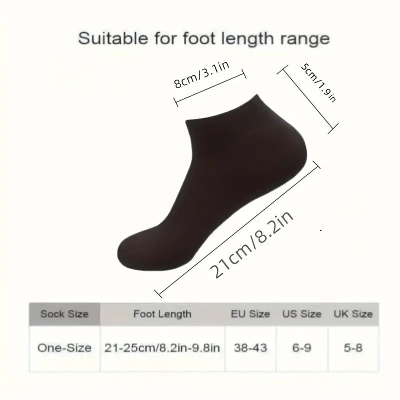 Solid  Low Cut Ankle Socks for Men and Women, Breathable and Durable Multipacks for Daily Wear.