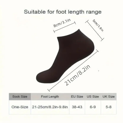Solid  Low Cut Ankle Socks for Men and Women, Breathable and Durable Multipacks for Daily Wear.