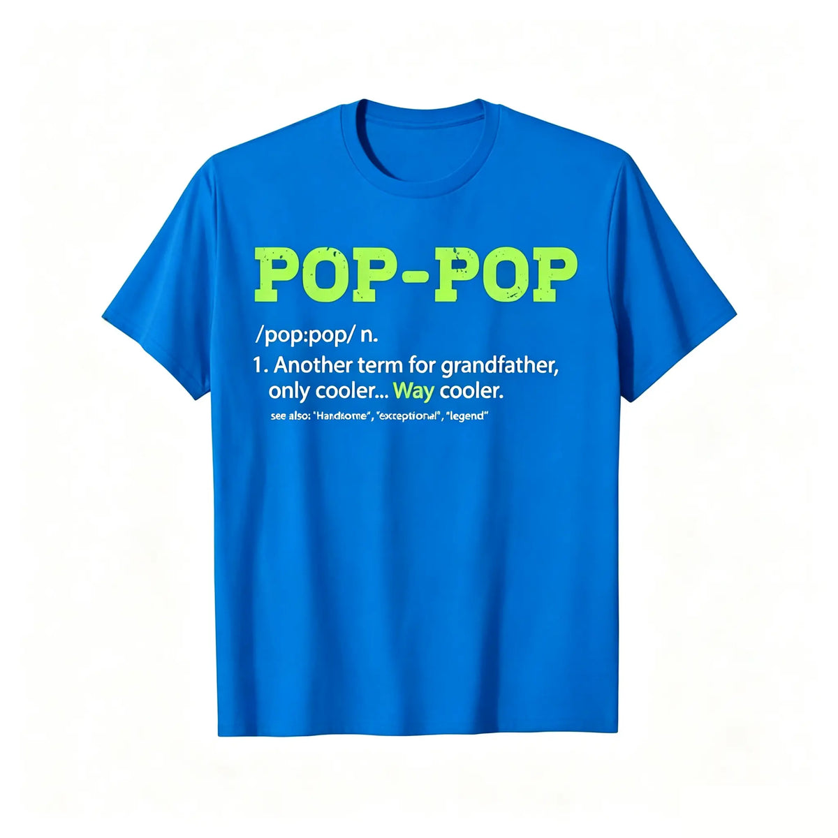 Pops Shirt for Grandpa, Pop-Pop Definition Cool Dad Gift T-Shirt