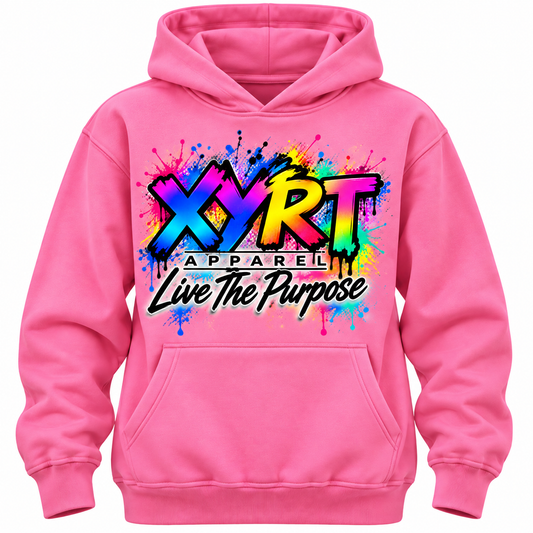 XYRT Live The Purpose Graffiti Hoodie