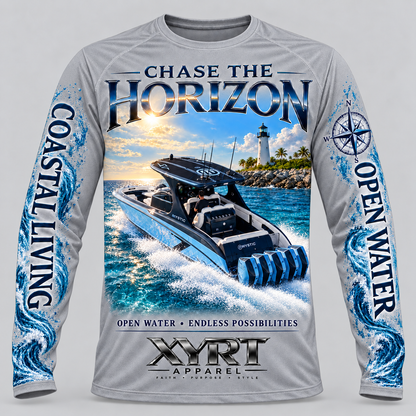 XYRT Chase The Horizon Long - Sleeve Performance Boating Shirt