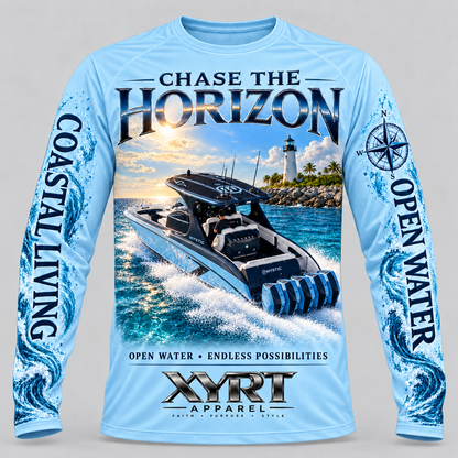 XYRT Chase The Horizon Long - Sleeve Performance Boating Shirt