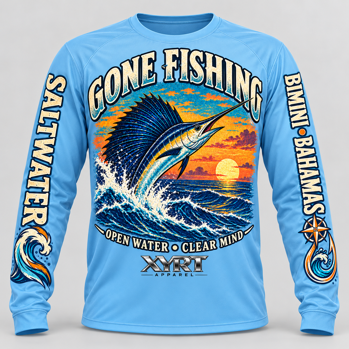 XYRT Gone Fishing Long - Sleeve Performance Shirt