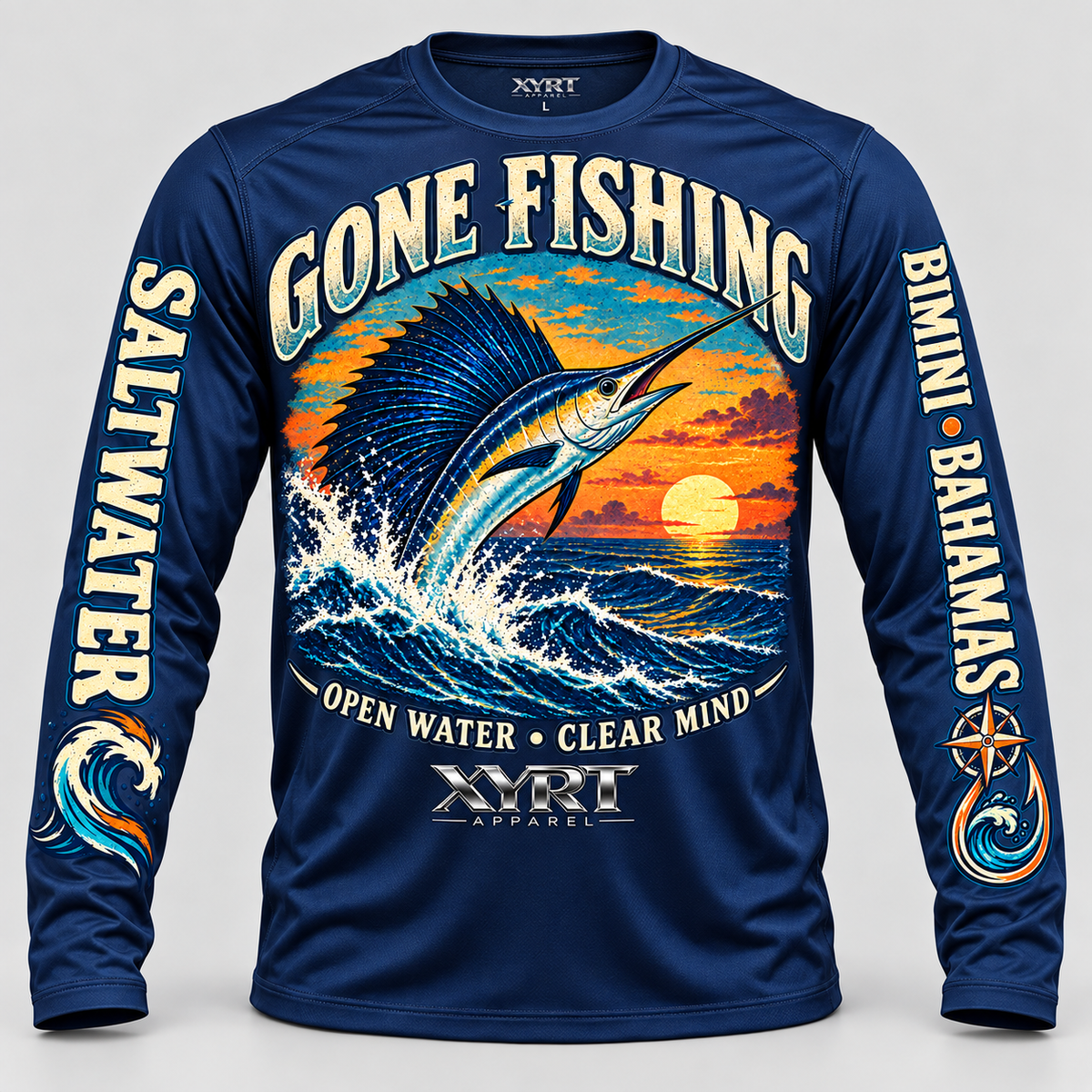 XYRT Gone Fishing Long - Sleeve Performance Shirt