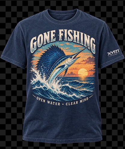 XYRT Apparel Gone Fishing Graphic T-Shirt