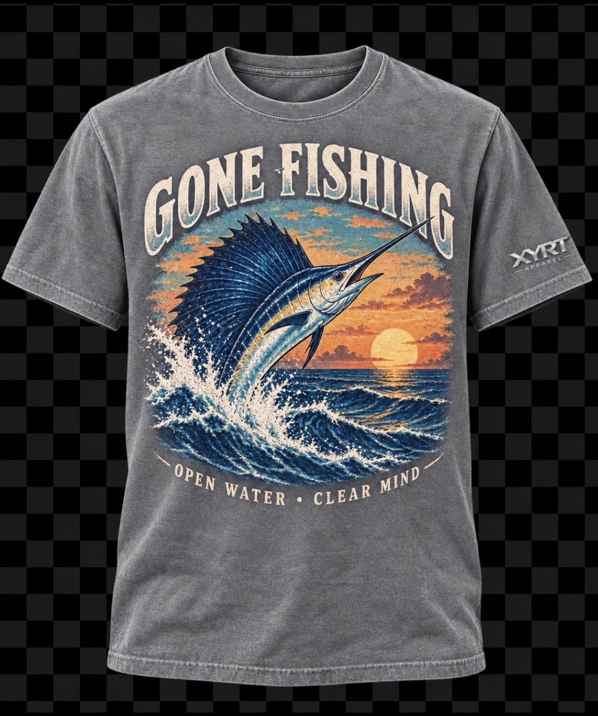 XYRT Apparel Gone Fishing Graphic T-Shirt