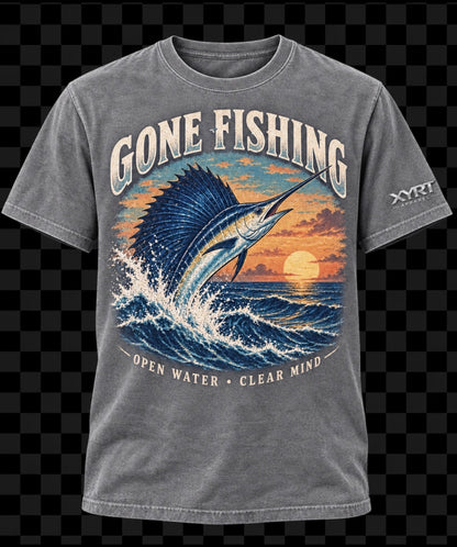 XYRT Apparel Gone Fishing Graphic T-Shirt