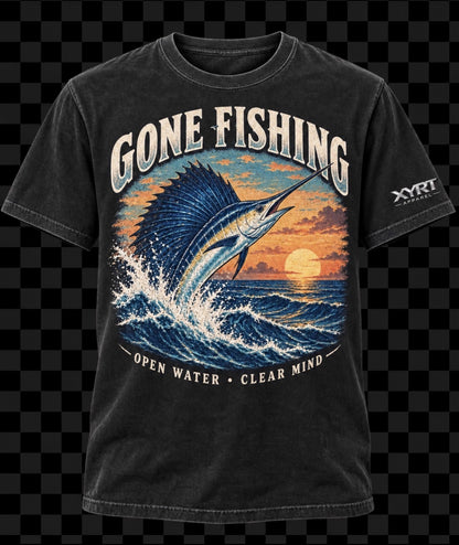 XYRT Apparel Gone Fishing Graphic T-Shirt