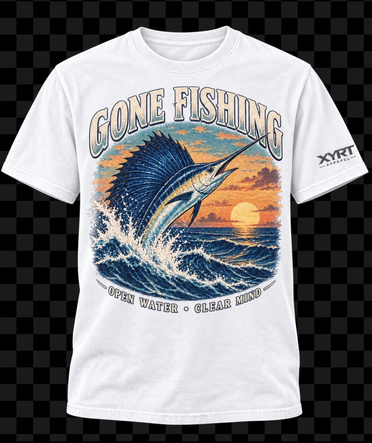 XYRT Apparel Gone Fishing Graphic T-Shirt