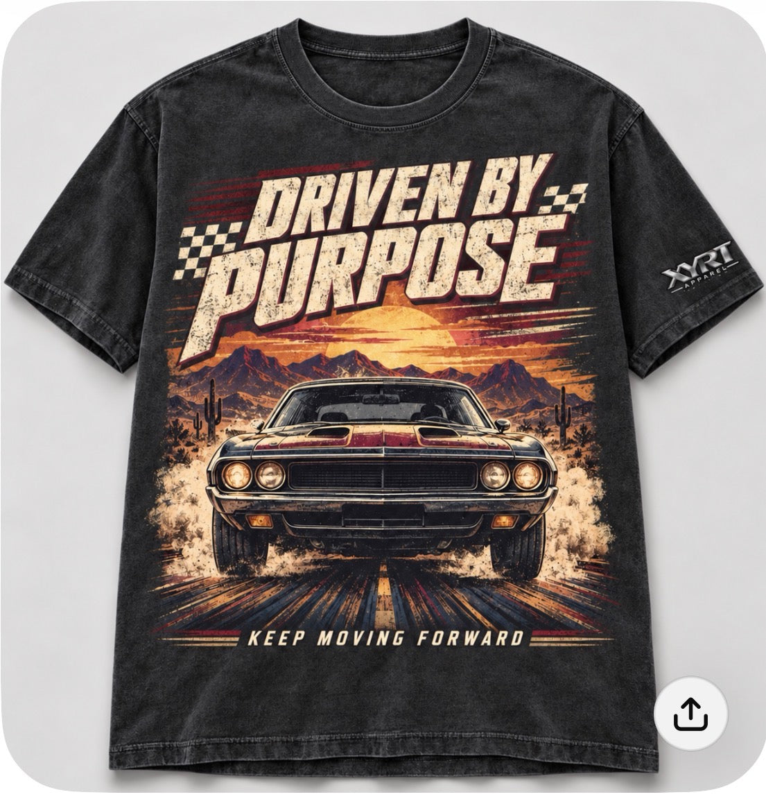 XYRT Apparel Driven By Purpose Graphic T-Shirt