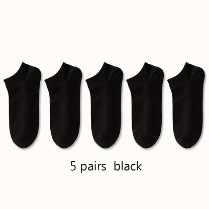 Solid  Low Cut Ankle Socks for Men and Women, Breathable and Durable Multipacks for Daily Wear.