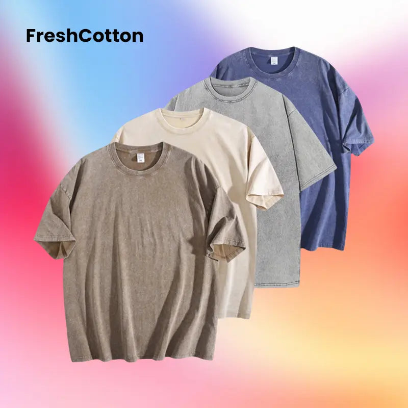 Women'S Graphic Print Tops 4-Pack - Unisex Soft Washed Cotton Fabric Short-Sleeve round Neck Tees, Classic Relaxed Fit for Everyday Streetwear, Thanksgiving Wear, Shortsleeve, Crew Neck, Easter, Valentines Day, Athletic, Outdoors, Casual, Essential, Jogge