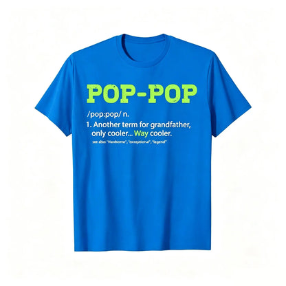 Pops Shirt for Grandpa, Pop-Pop Definition Cool Dad Gift T-Shirt
