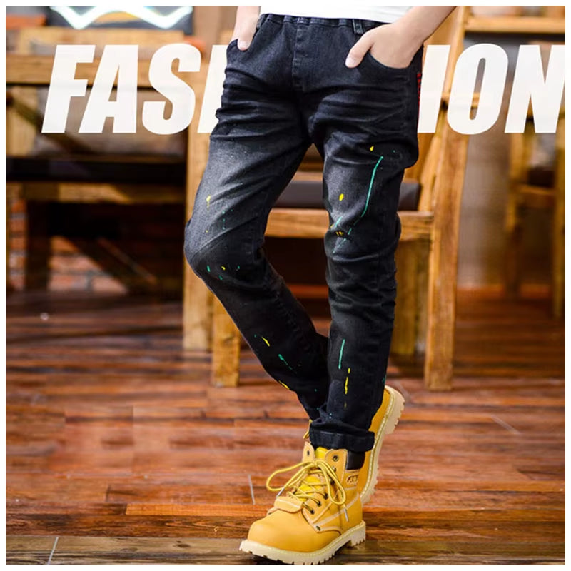 Kids Boys Clothes Jeans Pants Children Wears Denim Clothing Infant Baby Trousers Bottoms 4 5 6 7 8 9 10 11 Years