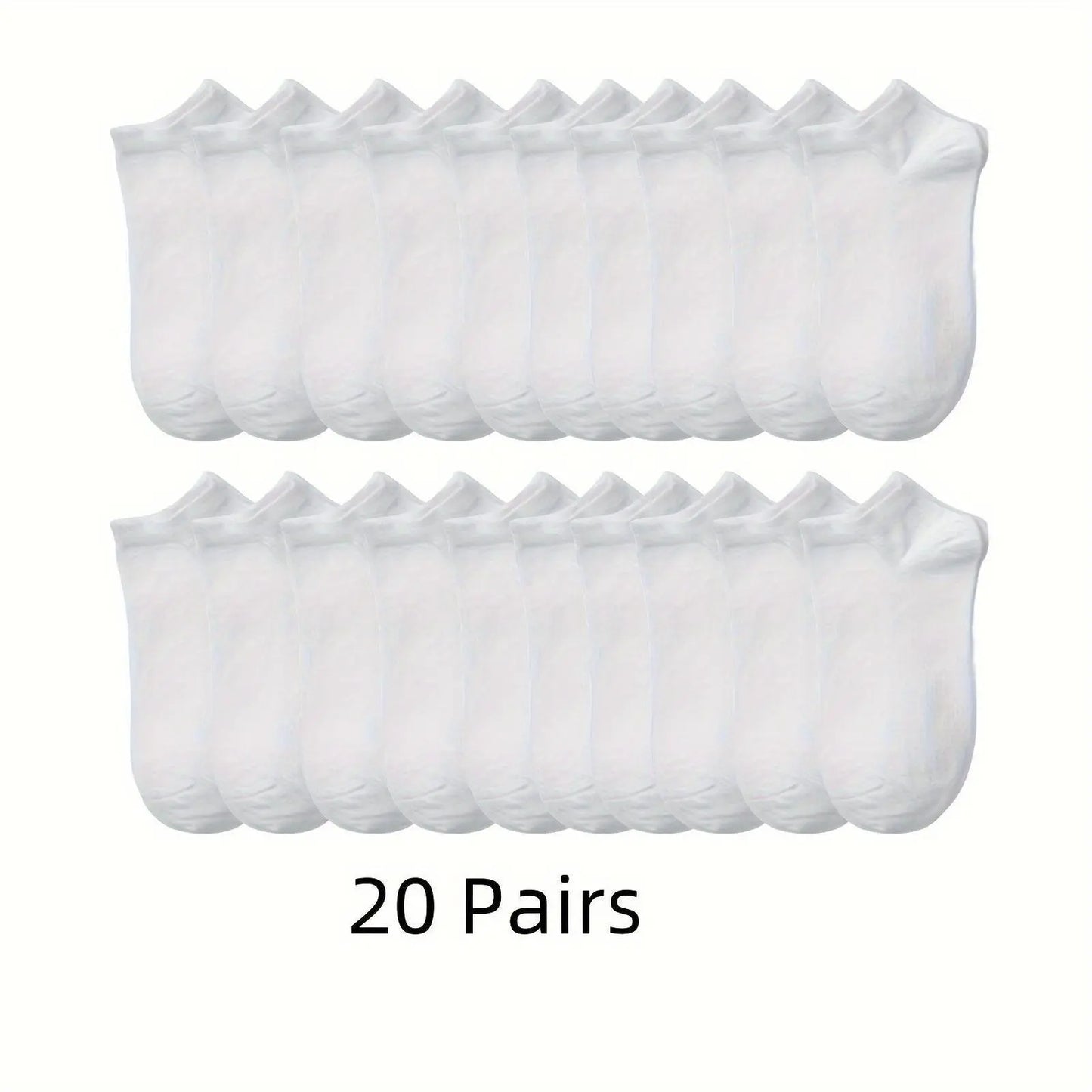 Solid  Low Cut Ankle Socks for Men and Women, Breathable and Durable Multipacks for Daily Wear.