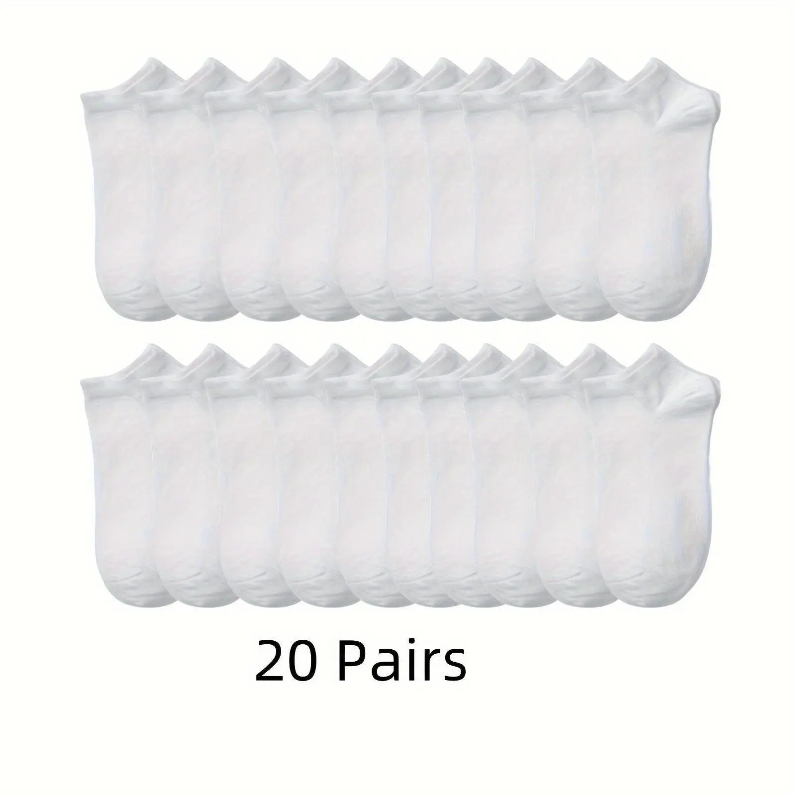 Solid  Low Cut Ankle Socks for Men and Women, Breathable and Durable Multipacks for Daily Wear.