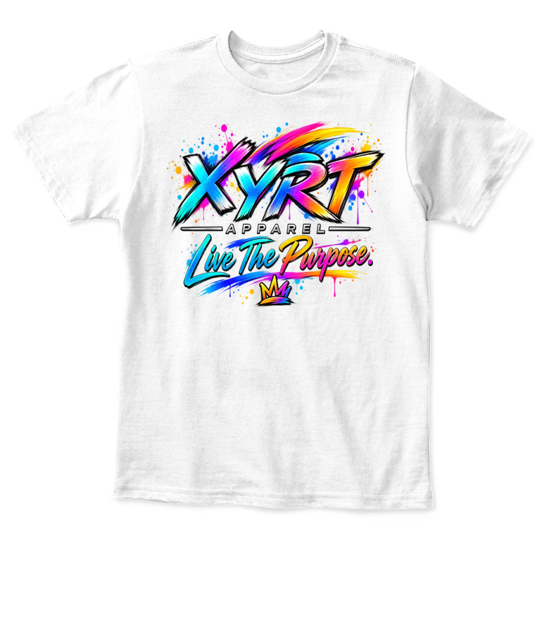 Multi color Splash girls Xyrt Apparel T-Shirt